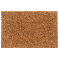 Tapete de porta 65x100 cm fibra de coco tufada natural