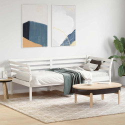 Espreguiçadeira sem colchão 75x190 cm branco