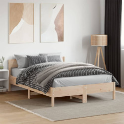 Cama sem colchão 135x190 cm madeira de pinho maciça