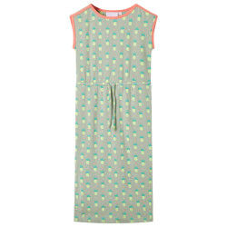 Vestido para criança menta velho 116