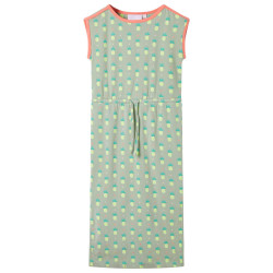 Vestido para criança menta velho 140