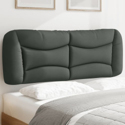 Almofadão de cabeceira hvar 120 cm tecido cinzento-escuro