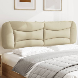 Almofadão de cabeceira hvar 180 cm tecido creme