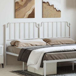 Cabeceira de substituição 180 cm metal branco