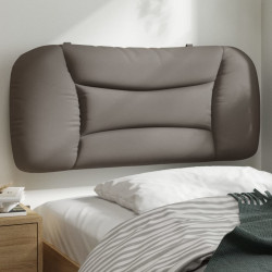 Almofadão de cabeceira hvar 80 cm tecido cinzento-acastanhado