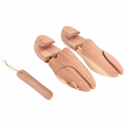 Alargador de calçado com calçadeira eu 40-41 cedro maciço
