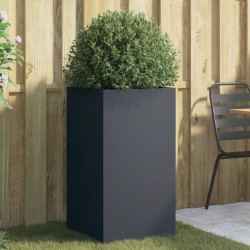 Vaso/floreira 42x38x75 cm aço antracite