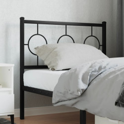 Cabeceira de substituição 90 cm metal preto