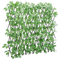 Treliça de hera artificial extensível 180x65 cm verde