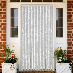 Cortina anti-insetos 90x200 cm chenille cinzento
