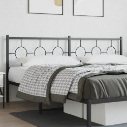 Cabeceira de substituição 193 cm metal preto