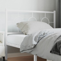 Cabeceira de substituição 107 cm metal branco