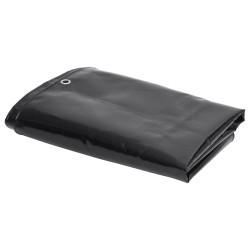 Lona 650 g/m² 1,5x6 m preto