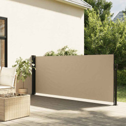 Toldo lateral retrátil 120x500 cm bege