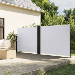 Toldo lateral retrátil 160x600 cm branco