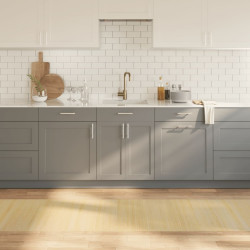 Tapete retangular 70x300 cm bambu cor natural clara