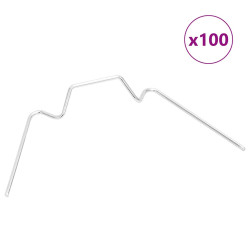 Clipes para estufa 100 pcs tipo w aço galvanizado