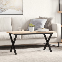 Pernas para mesa de centro estrutura em x aço
