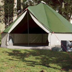 Tenda familiar tipi para 8 pessoas impermeável verde