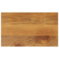 Tampo de mesa retangular 50x30x2,5 cm mangueira maciça
