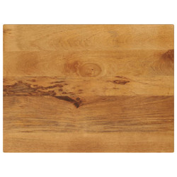 Tampo de mesa retangular 90x70x2,5 cm mangueira maciça