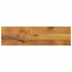 Tampo de mesa retangular 100x30x3,8 cm mangueira maciça