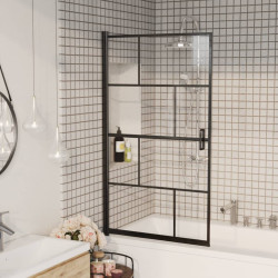 Divisória de chuveiro esg 80x140 cm preto