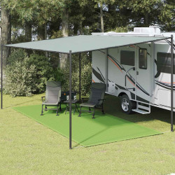 Tapete de campismo para tenda 250x550 cm pead verde-claro