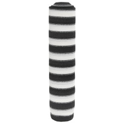 Rede de privacidade pead 75 g/m² 1x25 m antracite e branco