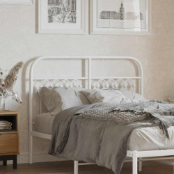 Cabeceira de substituição 120 cm metal branco