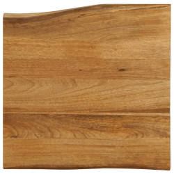 Tampo de mesa c/ borda viva 80x80x2,5 cm mangueira maciça
