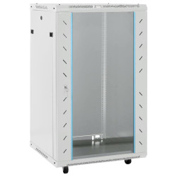 Armário bastidor 18u c/ pés giratórios 19" ip20 60x60x100 cm