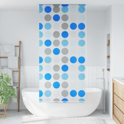 Estore de rolo para o duche 120x240 cm círculos