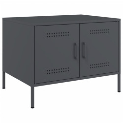 Mesa de centro 68x50x50,5 cm aço antracite