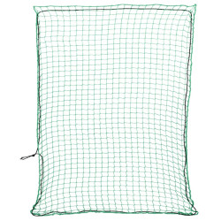 Rede para reboque com corda elástica 3x2,5 m PP verde