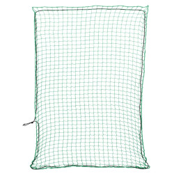 Rede para reboque com corda elástica 4x3 m PP verde