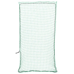 Rede para reboque com corda elástica 8x3,5 m PP verde