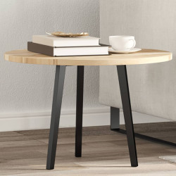 Tampo de mesa redondo ø60x2 cm madeira de acácia maciça