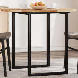 Tampo de mesa redondo ø90x2 cm madeira de acácia maciça