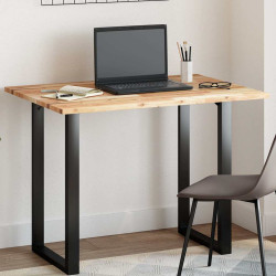 Tampo de mesa retangular 120x70x2 cm madeira de acácia maciça