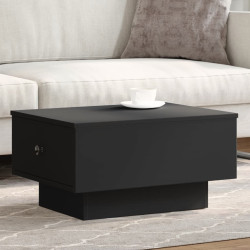 Mesa de centro 60x45x31 cm derivados de madeira preto