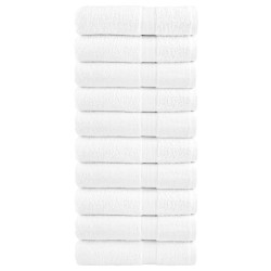 Toalhas de banho premium solund 10pcs 70x140 cm 600 gsm branco