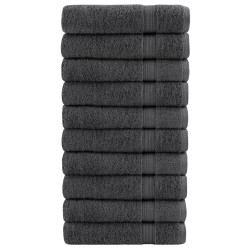 Toalhas banho premium solund 10pcs 100x150cm 600gsm antracite