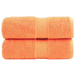 Toalhas de rosto premium solund 2 unidades laranja 30x30 cm 600 g/m²