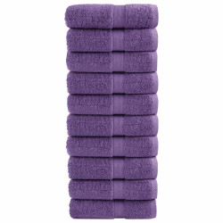 Toalhas de bidé premium solund 10 pcs 30x50 cm 600 gsm roxo