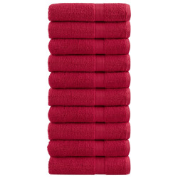 Toalhas de banho premium solund 10pcs 100x150 cm 600 gsm verde