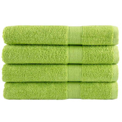 Toalhas sauna premium solund 4pcs 80x200 cm 600 gsm verde maça