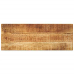 Tampo de mesa retangular 90x40x2,5 cm mangueira áspera maciça