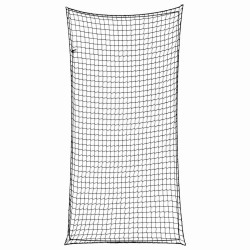 Rede para reboque com corda elástica 6x3 m PP preto