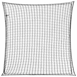 Rede para reboque com corda elástica 3x3 m PP preto